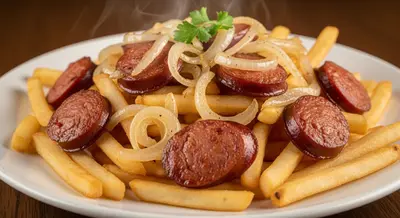 Batata com Calabresa Simples