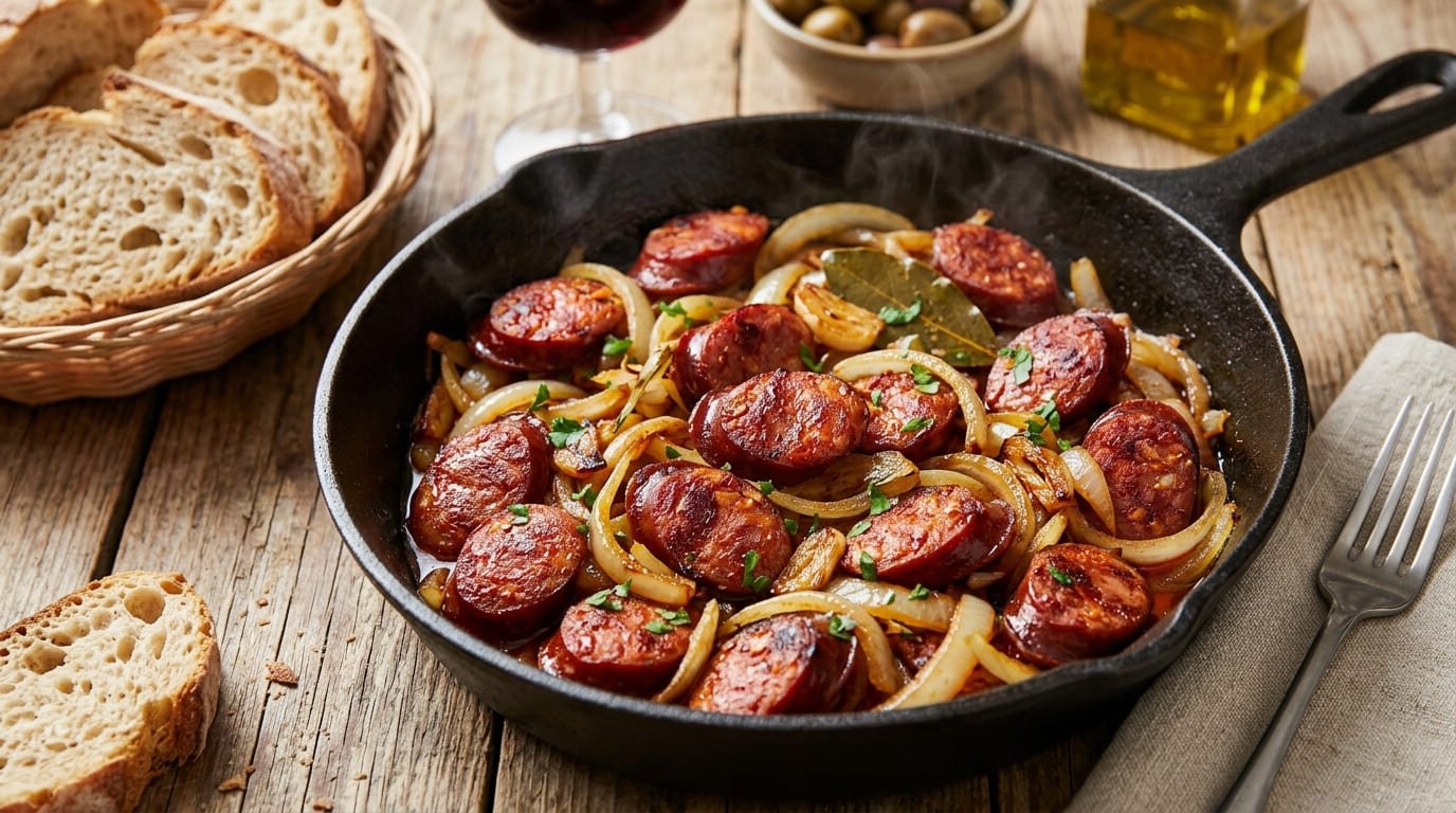 Linguiça Portuguesa Acebolada